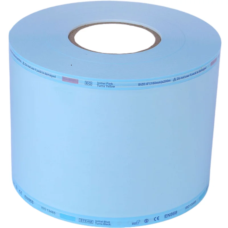 High temperature rolling bag dental roll bag for dental tools sterilization rolling pouch for medical