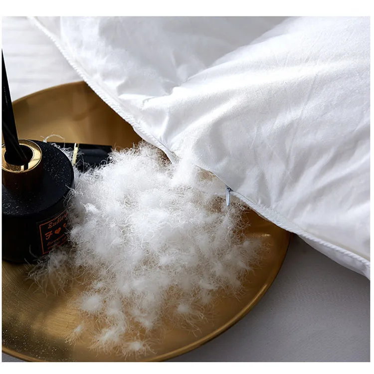 Feather Super Soft Microfiber Winter Quilt Thick Comforter Duvet with Goose down Cotton Filling Soft Fluffy for Sensory Needs