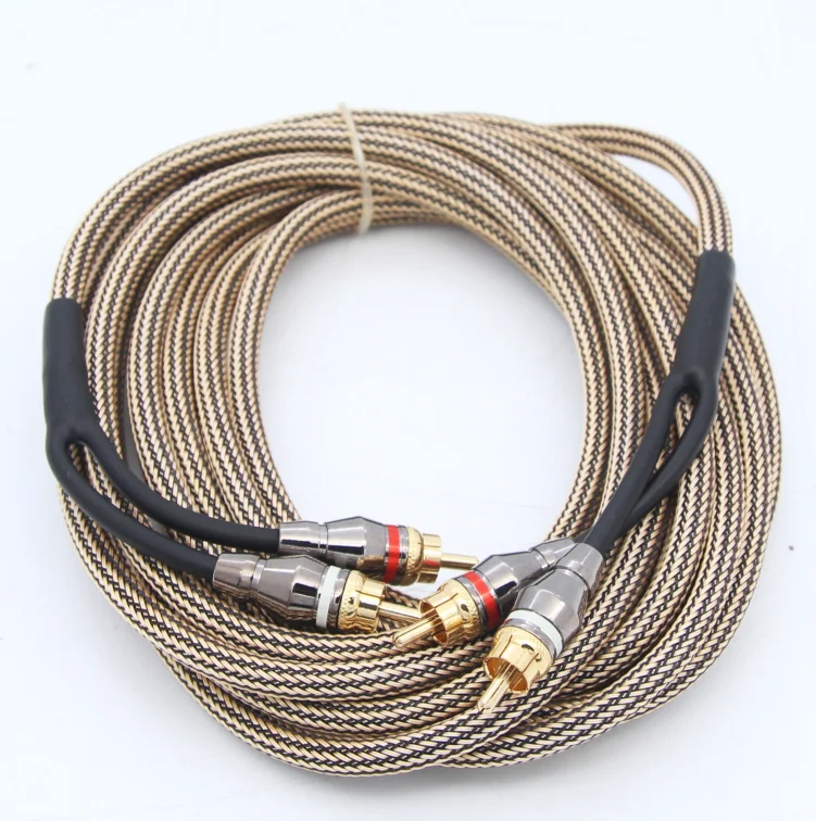 2 Channel to 2 channel RCA CABLE WIRE Car Accessories Audio RCA to RCA Cable