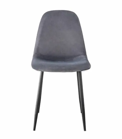 
Dining Room Sets Luxury Table Chairs Upholstered Dining Chair Black Metal Legs Home Furniture Luxury Modern Fabric Contemporary 