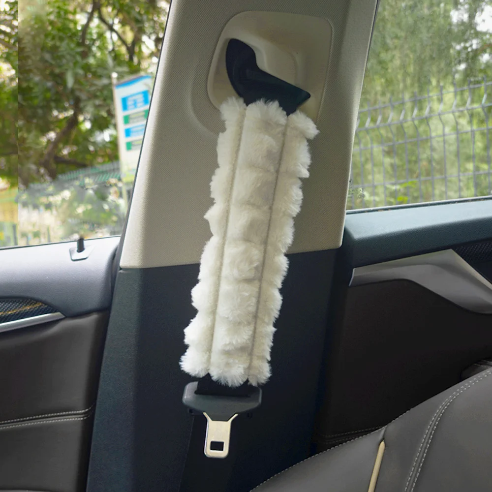 Hot-Selling Luxury Business-Style Car Interior Accessories High Quality Car Seat Belt Shoulder Protection Covers Cute Design