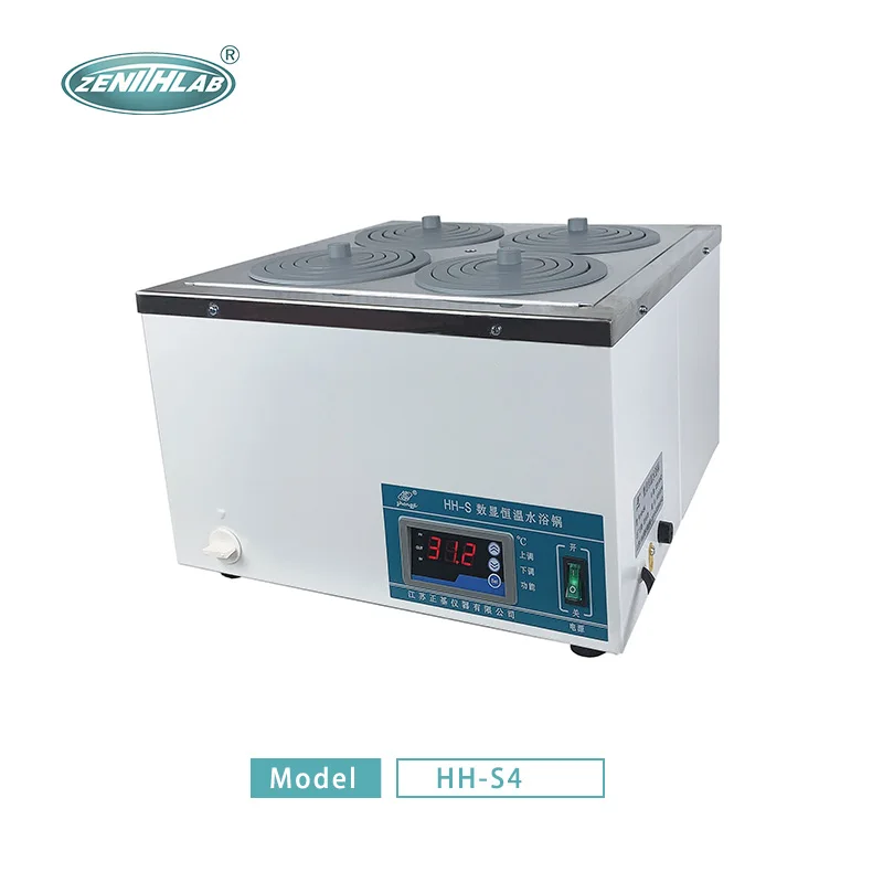Heating equipment laboratory water bath producer HH-S4 hot selling model
