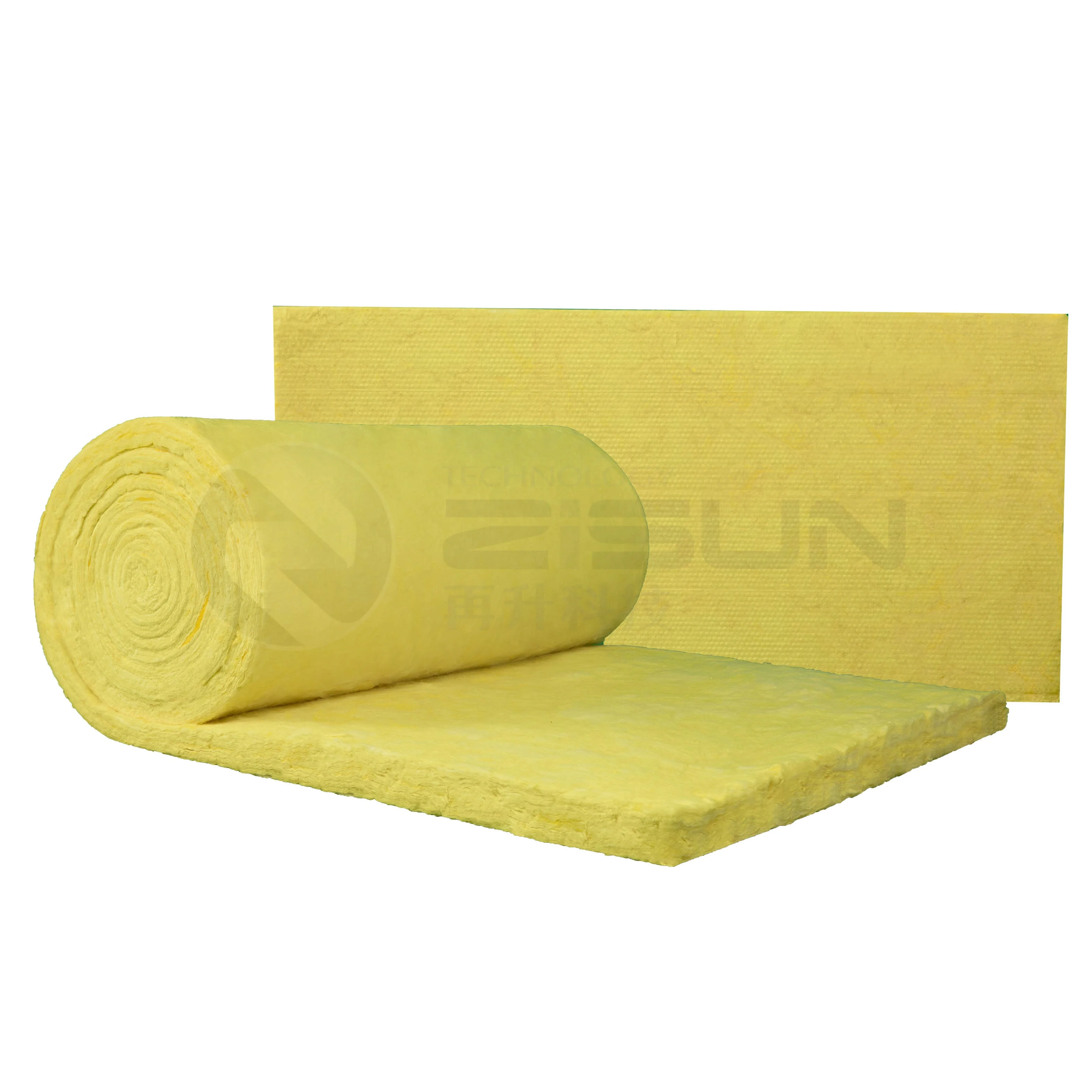 ZISUN industrial thermal insulation glass wool felt 25-80kg/m3 glass fiber wool