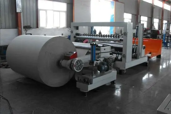 Numerical automatic jumbo kraft paper roll slitter rewinder for paper slitting rewinding CE certificate
