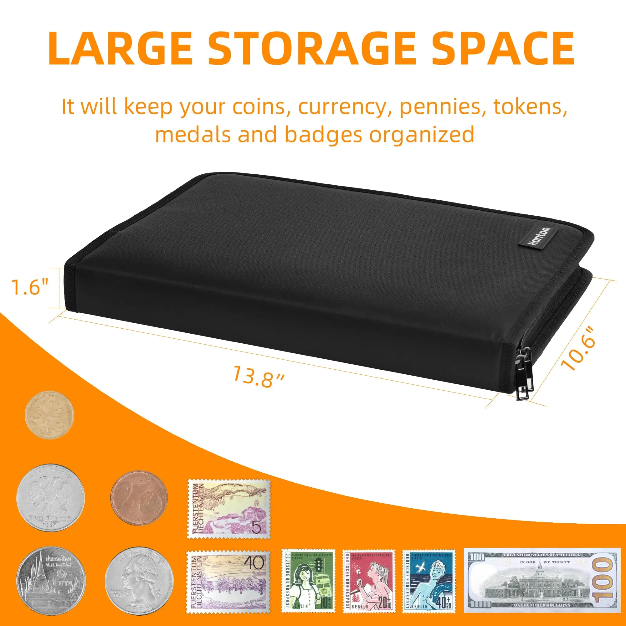Banknote Currency Collecting Album Paper Money Collection Storage Book Binder for Bill Note Stamp Collector Display