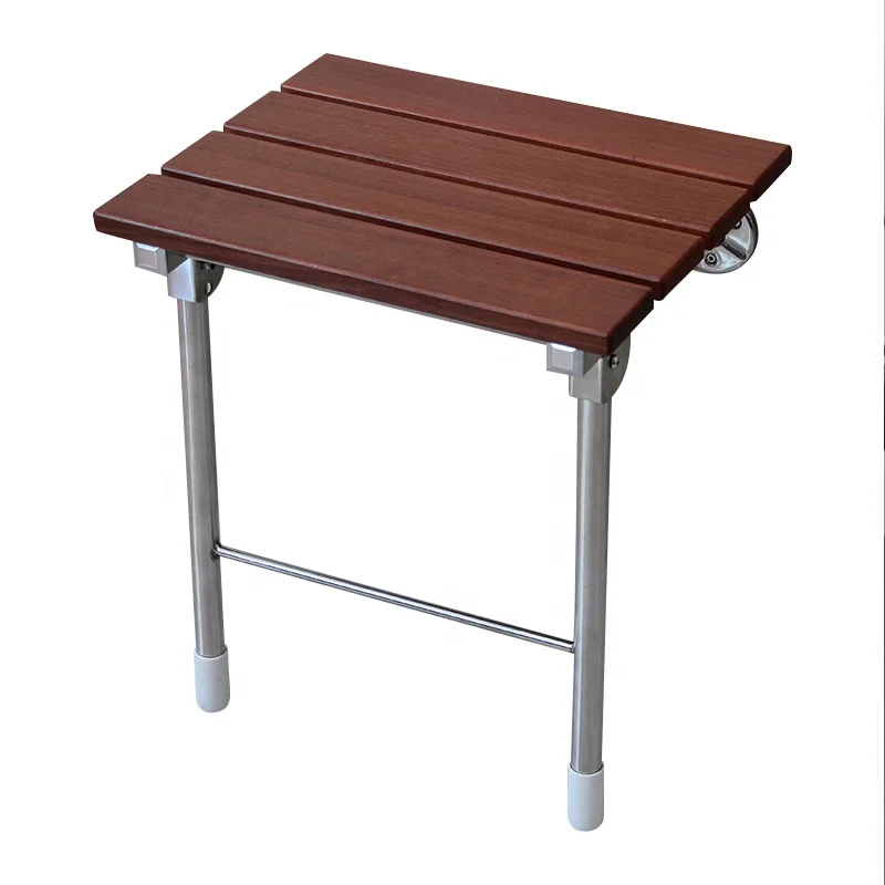 
YUSUN Bathroom Modern Foldable Wood Shower Seat For Elderly 