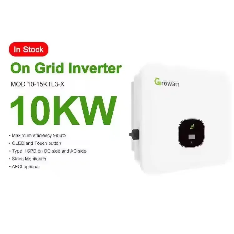 Growatt MOD 10000TL3-X On grid solar power systems sri lanka price 100kw hybrid 10kw 3 phase solar inverter