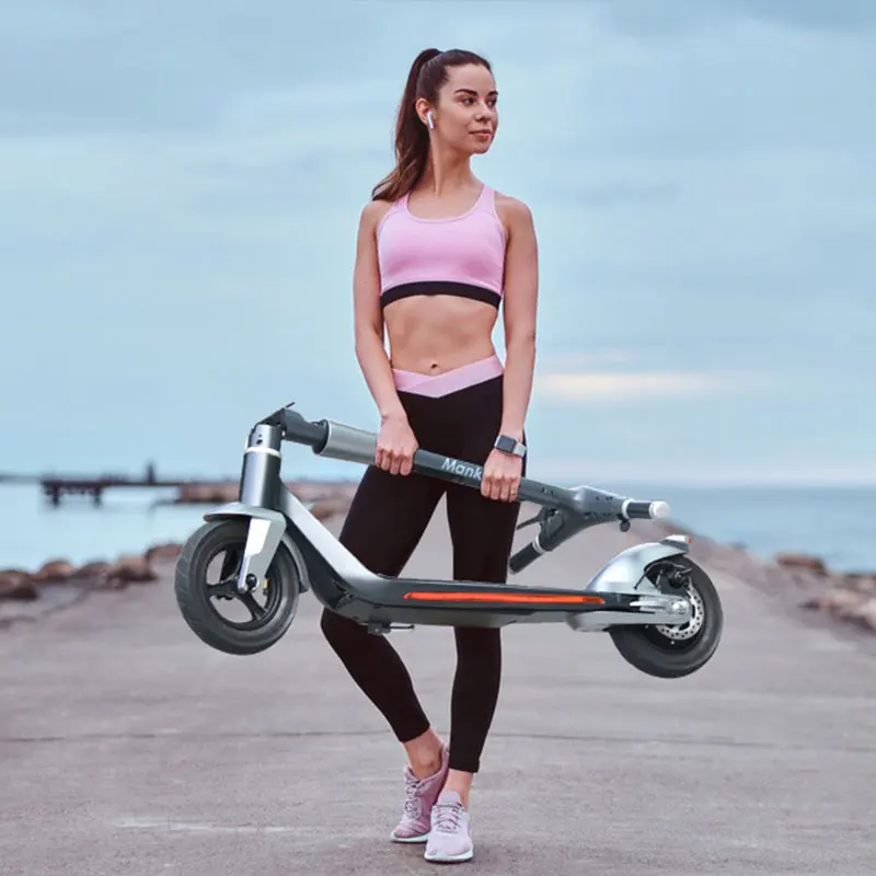 Mankeel Silver Wings 36V 350W 15Mph 10 Inch Eu Warehouse Skuter Electric Scooter Foldable E Scooters For Adults