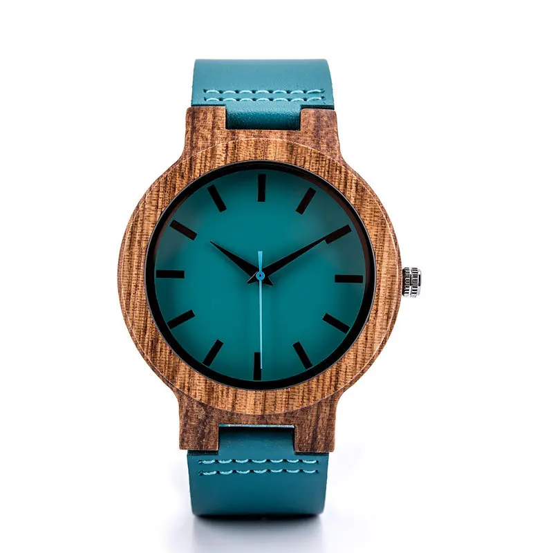 DODO DEER D08 blue wooden watch male couple cross-border e-commerce student wooden watch female creative gift watch