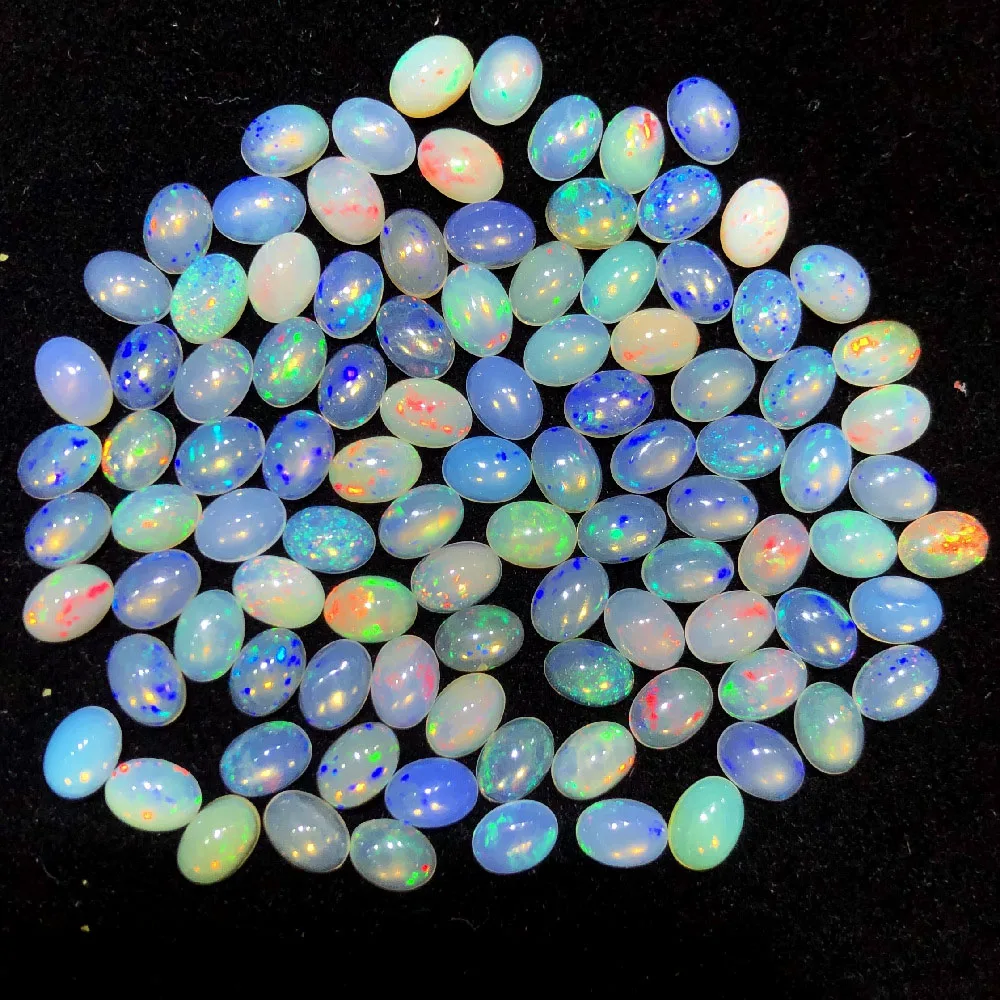 Hot sale high quality opal stone opal jewelry crystal ring diamond cabochon used for all kinds of ring necklace processing