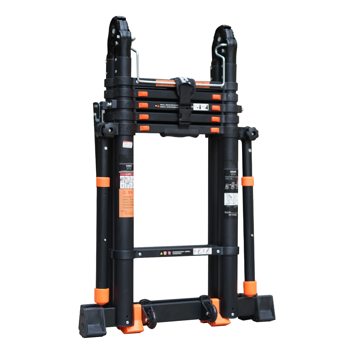 2021 Hot Sell Aluminum Folding Extendable  Telescopic Step Ladder