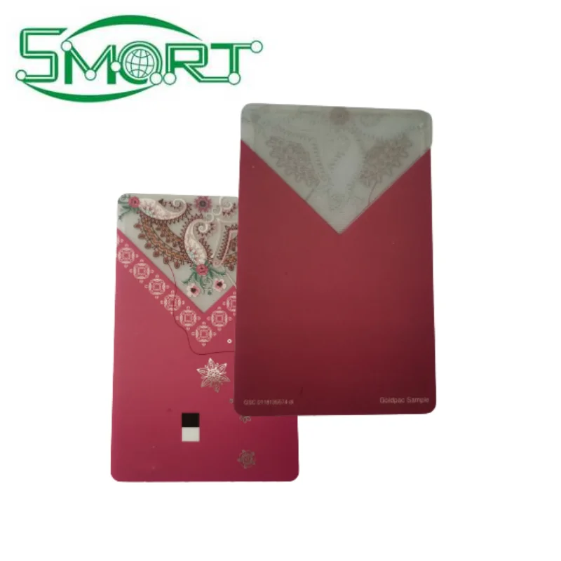 Hot Selling Combi PVC Visa Credit Cards With Magnetic Stripe NFC jcop Card for bank