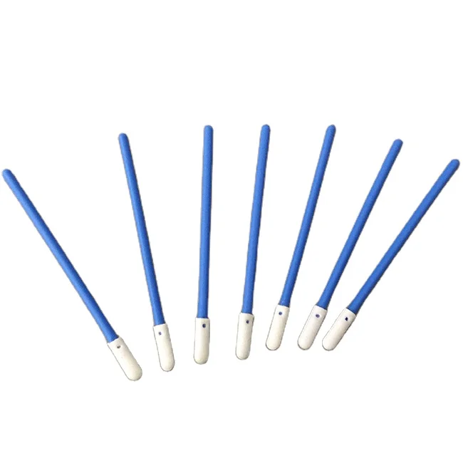 
Cleaning Round Foam Swab Blue Stick For Cleaning LCD PCB 
