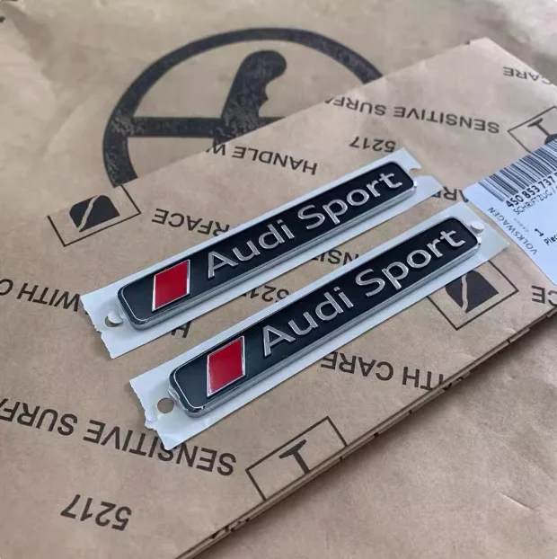 YLC Подходит для Audi Sport side mark с полным приводом tail A4L A6L A3 A5 Q3 Q5L Модифицированная декоративная наклейка