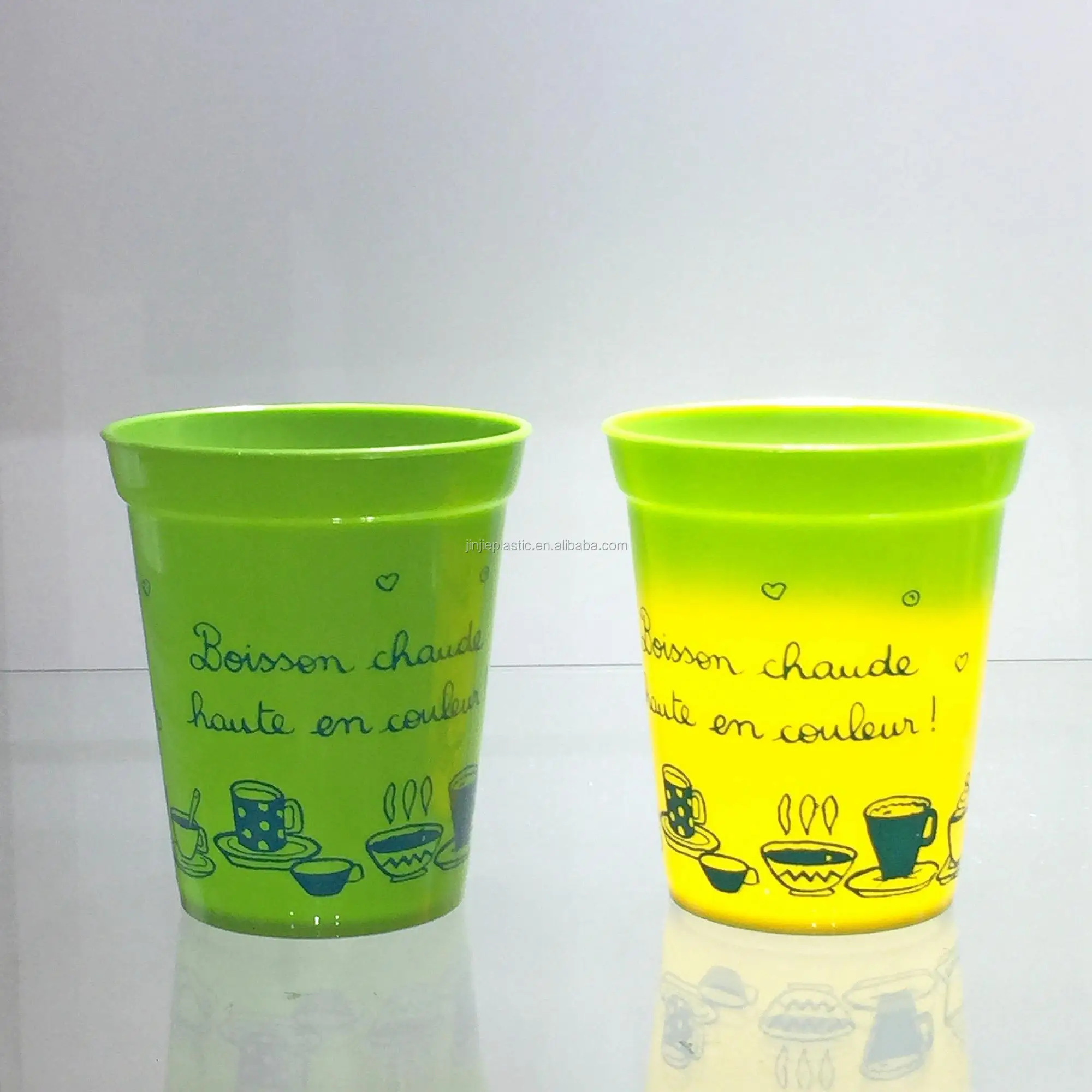 hot selling products, customized printed color changing cup plastic cup
