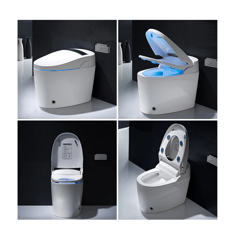 220v /110v Bathroom  Luxury Design Electronic Intelligent Toilet