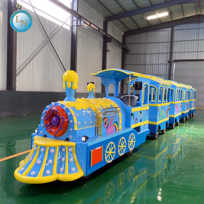Train Ride Manufacturer Fairground Theme Amusement Park Sightseeing Road Tourist Trackless Train For Sale