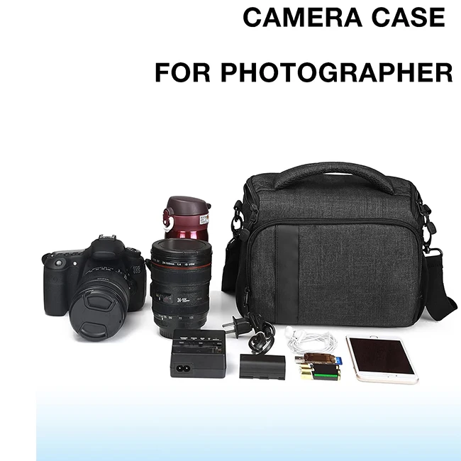 OEM factory designer professional fashion crossbody waterproof video digital gear camera bags for photography