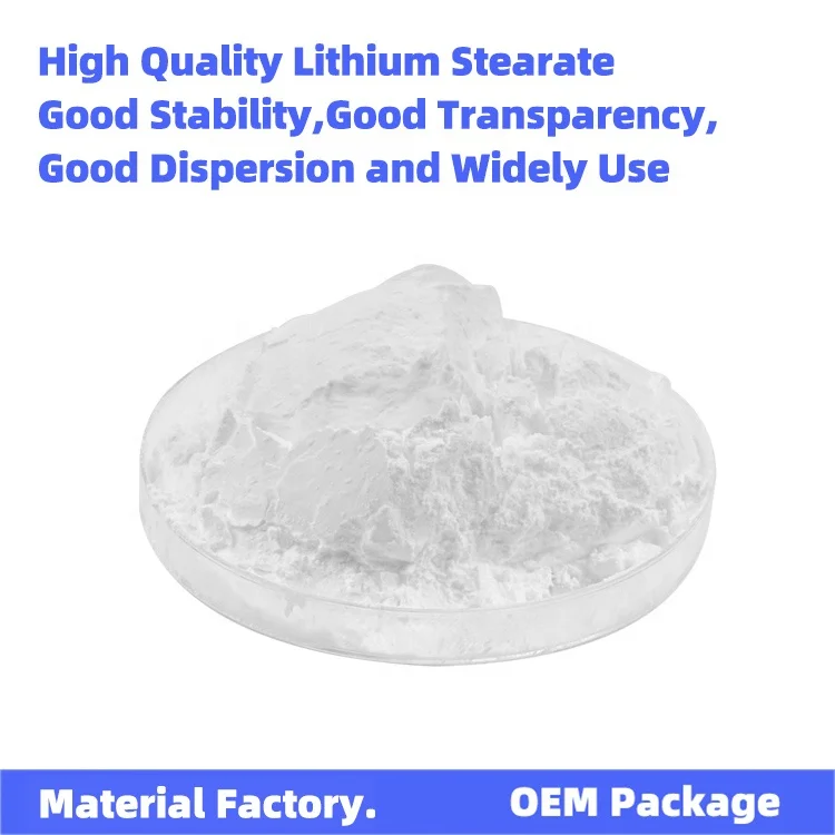 Top quality Wholesale Factory Chemical Additives Lithium Stearate Powder Chemical Grade Lithium Stearate
