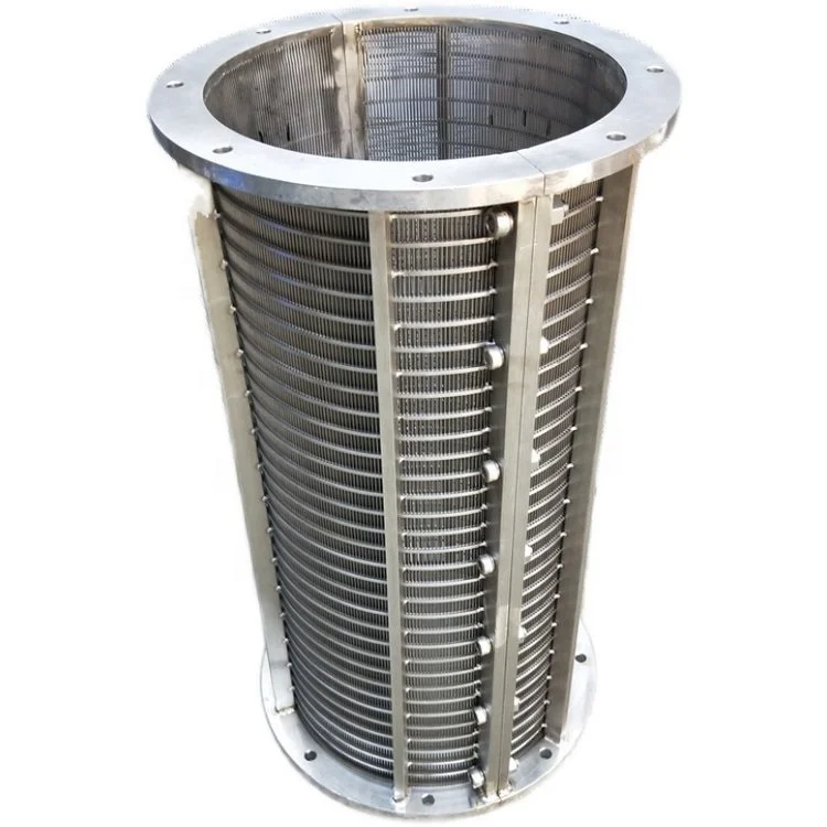 Customized industrial high quality wedge filters for waste water treatment 304 316L Stainless steel wedge static screen