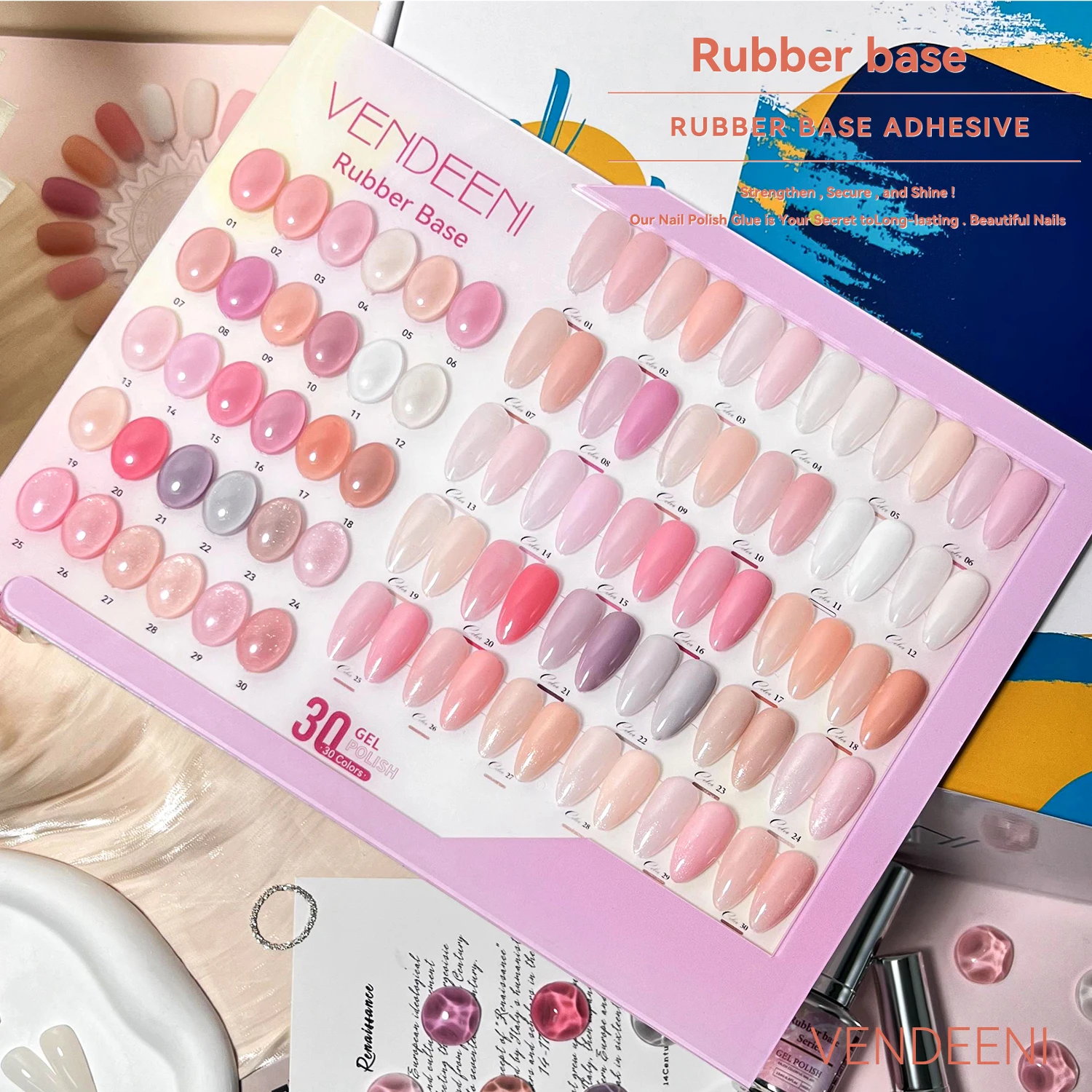 Hot sale 30 colors gel nail polish set OEM 15 ml rubber base gel nail polish wholesale uv gel professional nail