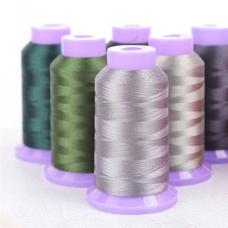 120d/2 100% Viscose Rayon Embroidery Thread Silk Thread For Computer Embroidery