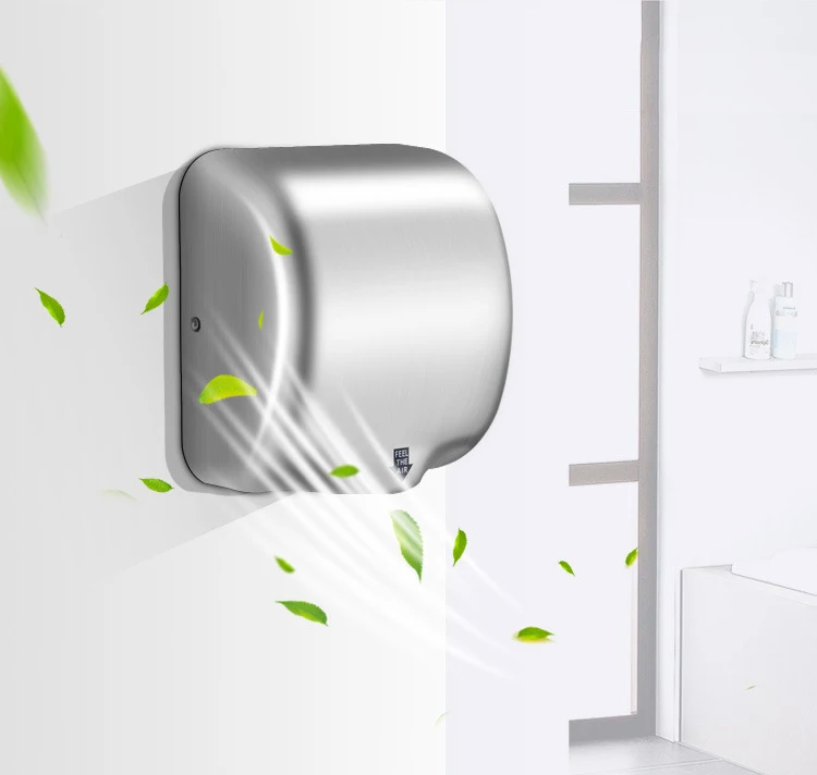 Hot Sale Wall-mounted Commercial High Speed Hand Dryer Automatic Stainless steel