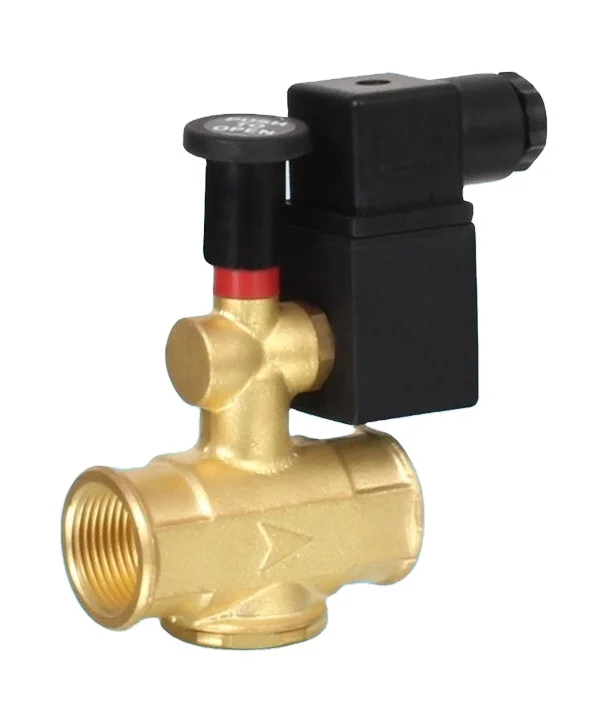 Yongchuang  YCM51 gas emergency shut off  safety gas solenoid valve with manual switch override
