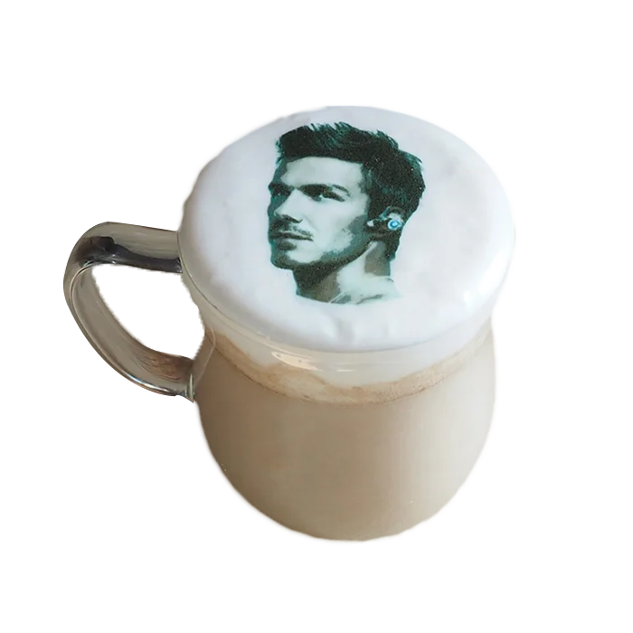 4 Cups Digital Edible Ink 3D Food Coffee Printer with WiFi For Foam Milk Latte Art Printing