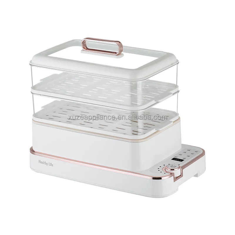 Wholesale Household Plastic Integration 18L   Multifunctional Vegetable Steamer Big Capacity Smart Electric Food Steamers