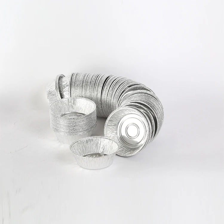 Spot Wholesale Molds Aluminium Foil Egg Tart Shell Cup Base For Food Baking