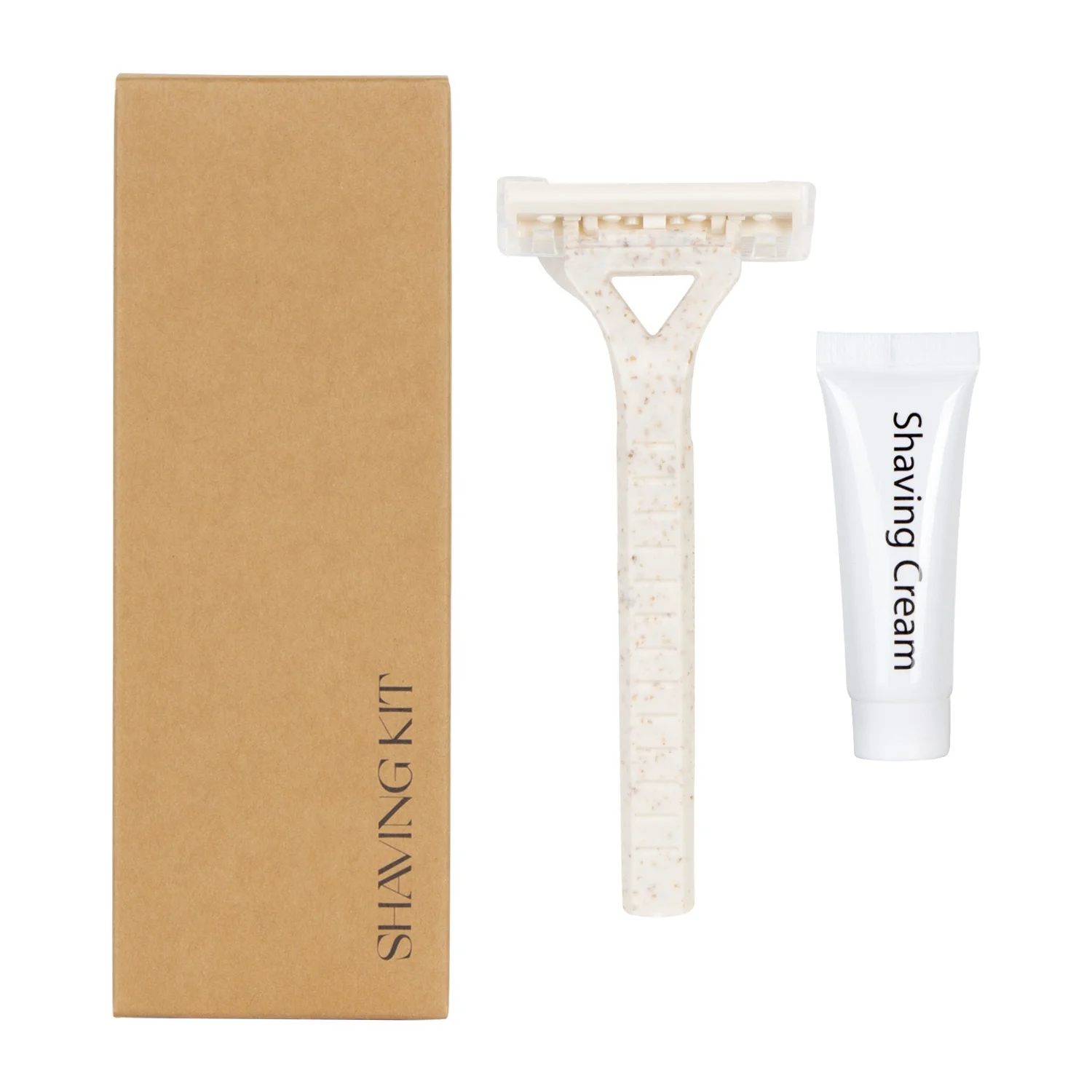 Kraft Paper Box Package Amenity Kit Bathroom Supplies Hotel Aminities