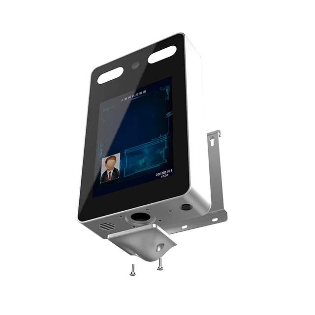 7 inch Two Cameras Real Time Human Body Detection Turnstile Face Recognition Terminal
