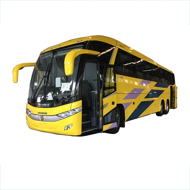 Wholesale LHD 14.9m manual imported powerful powertrain tourist 57 seats zhong tong chassis luxurious coach bus