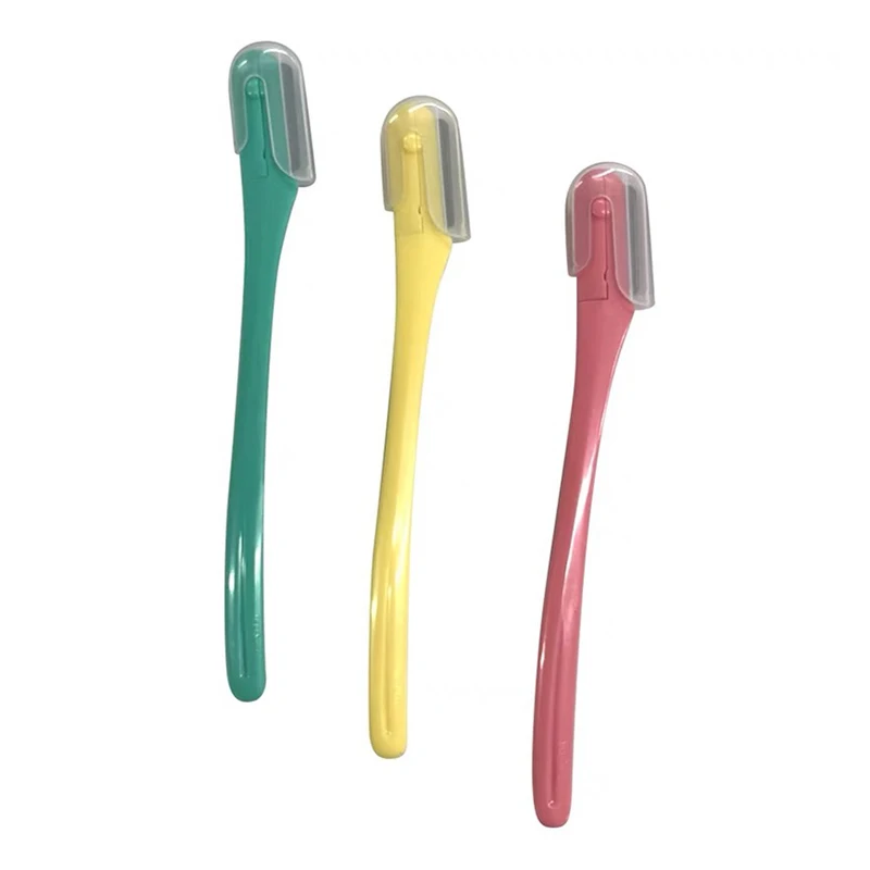 Customized disposable woman travel eco friendly razor cosmetics with stainless guard