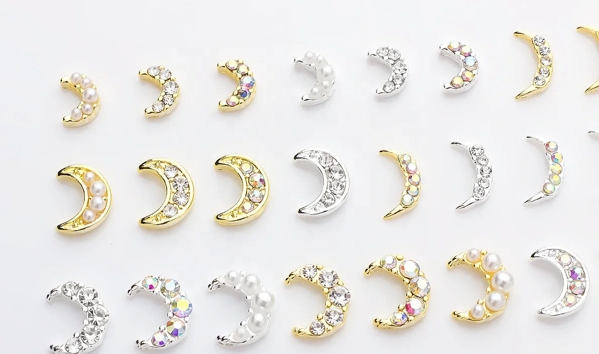 Nail Art High Quality Nail Crystals Luxury Alloy Diamond Jewelry for Nail Charms Decoration Accessories