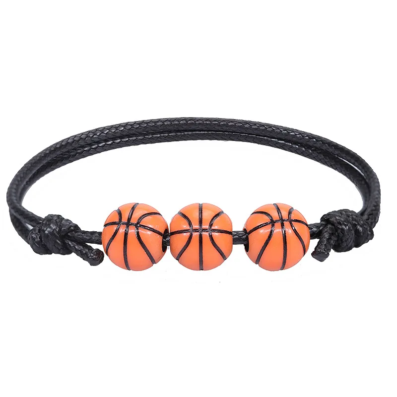 Soccer Baseball Basketball Softball Beads Sport Theme Charm Bracelets