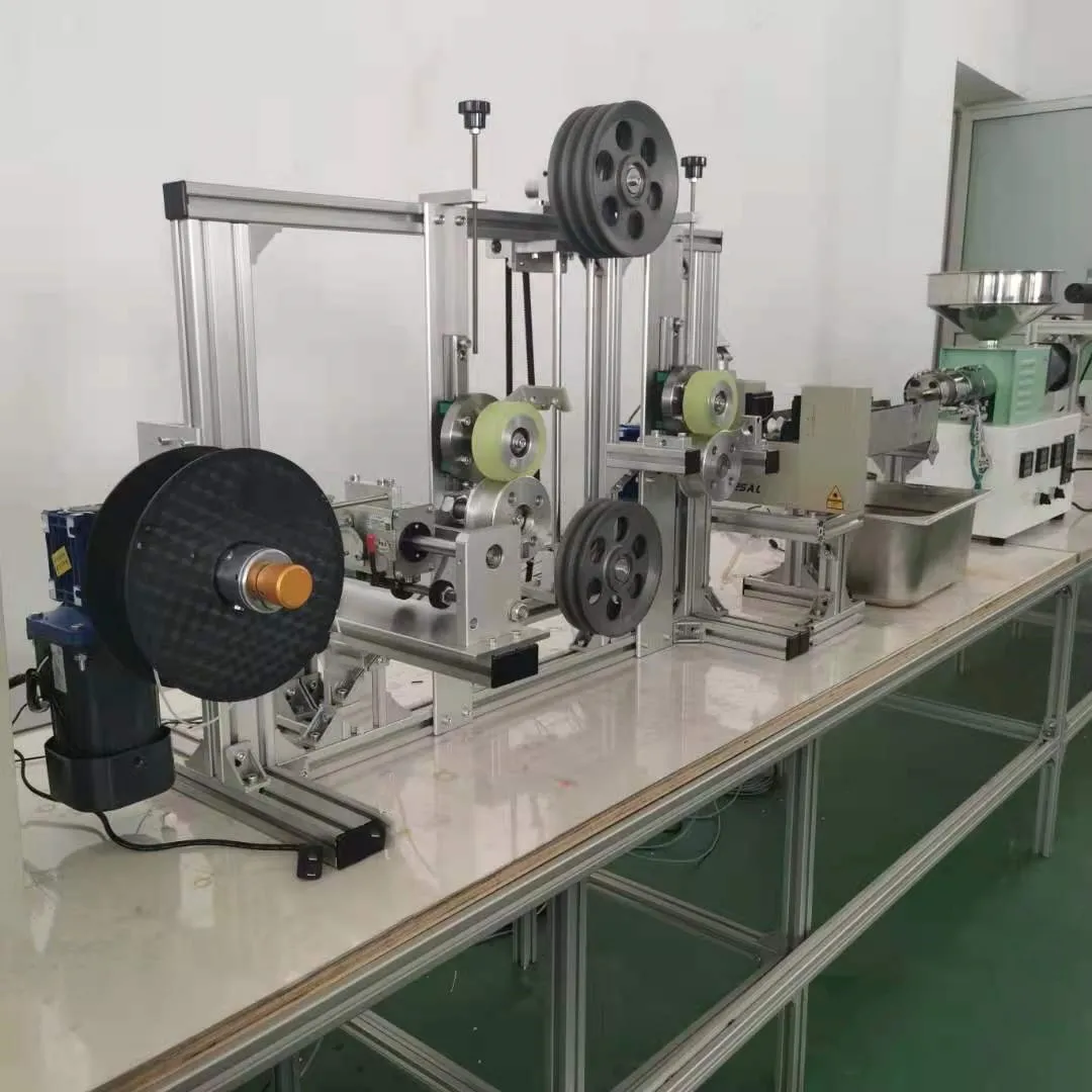 SJ15 Mini 3D filament extrusion line lab  small 3D printer filament production line labarotary extruder