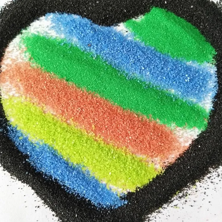 colored sand bottles for home decoration