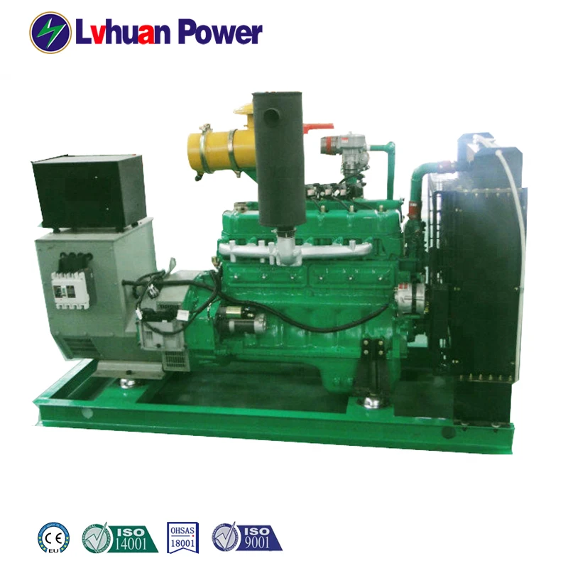 CE and ISO Approved Green Power 10-200kw  Biomass Generator Set