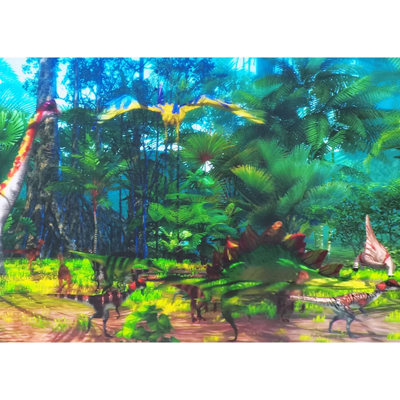 3D AR Magic Jurassic Park painting Game Indoor Interactive Projection System Drawing Projector Wall for kids