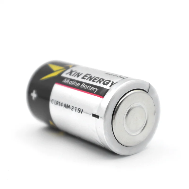 1.5V Primary Size C Alkaline Rechargeable Battery Lr14 Am2 Dry Pilas 2/4 Pieces Package 1.5volt No.2