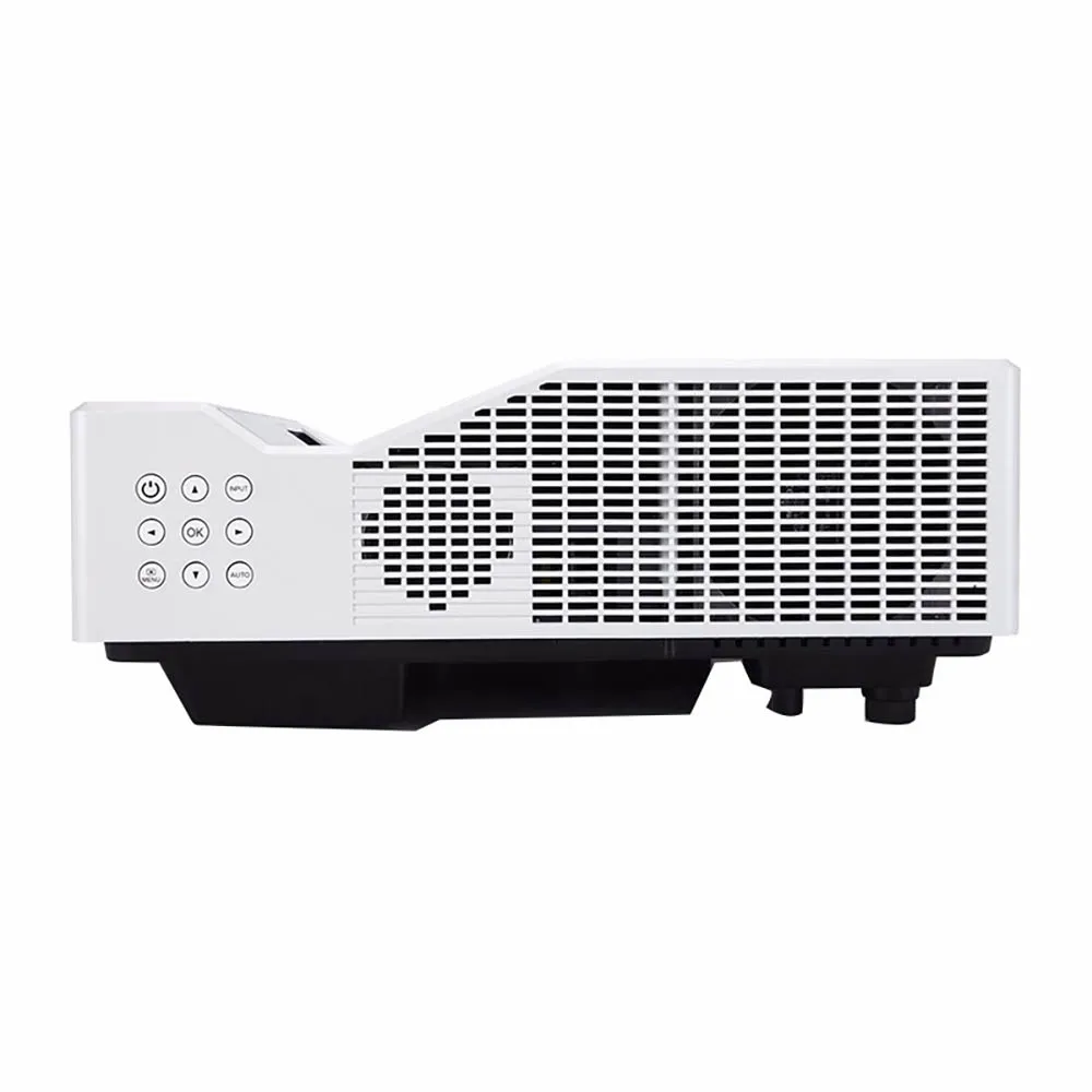Yinzam Advertising 3LCD Ultra Short Throw UST Laser Projector with 1080p 5000 ansi lumens Built in Blending System 0.235:1