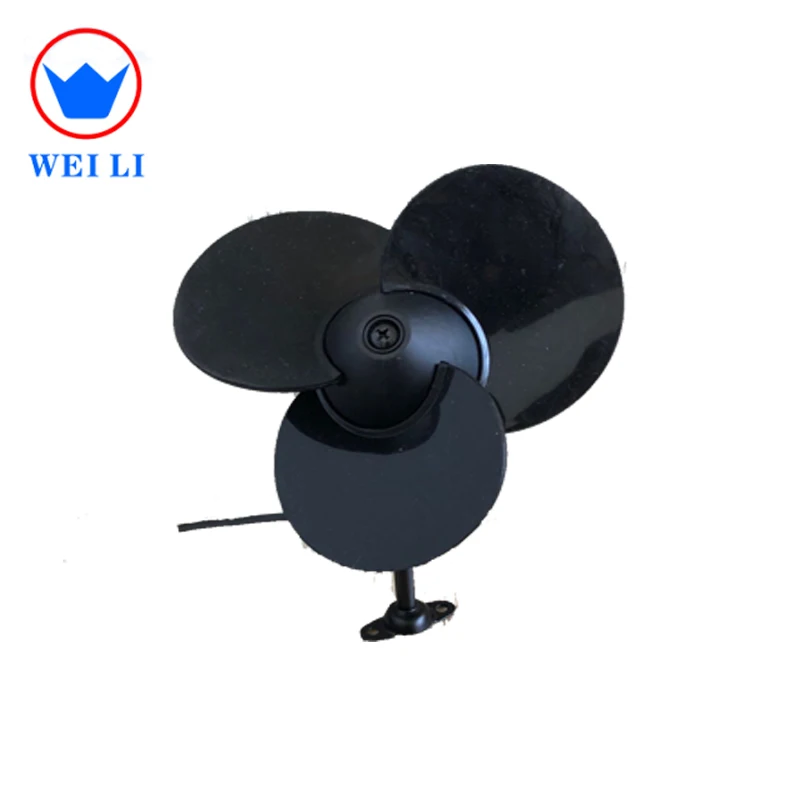 bus interior cooling fan Long pole driver fans black 24V motor for