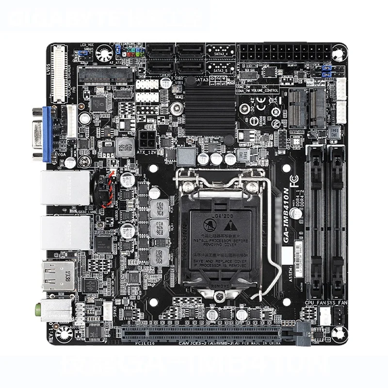 Industrial Control Motherboard for Gigabyte GA-IMB410N Gigabit Dual Network Interface Fully Tested