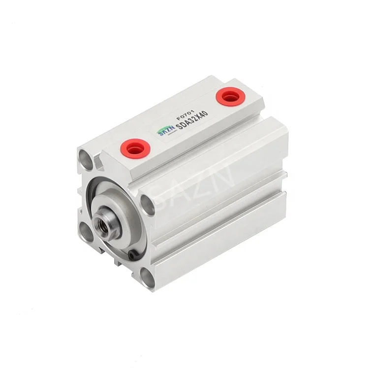 
M5*0.8 Standard SDA Thin Pneumatic Cylinder Piston Compact Small Short Stroke Air Cylinder 
