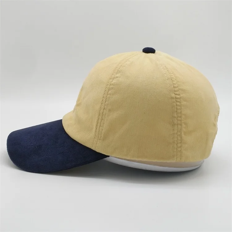 High Quality Custom Tan Camel Color Embroidered Logo Adjustable Metal Buckle Baseball Sport Cap Dad Hats