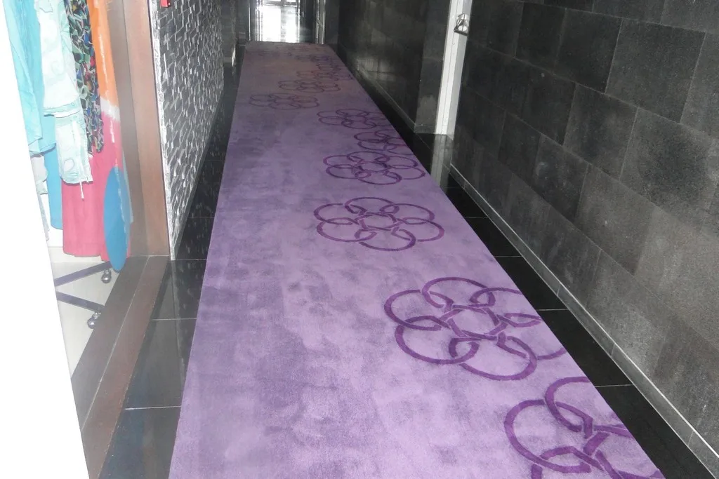 Индивидуальный дизайн ручная работа Бамбуковая шелковая и шерстяная бальная комната ковер для зала с функцией «стена-стена»