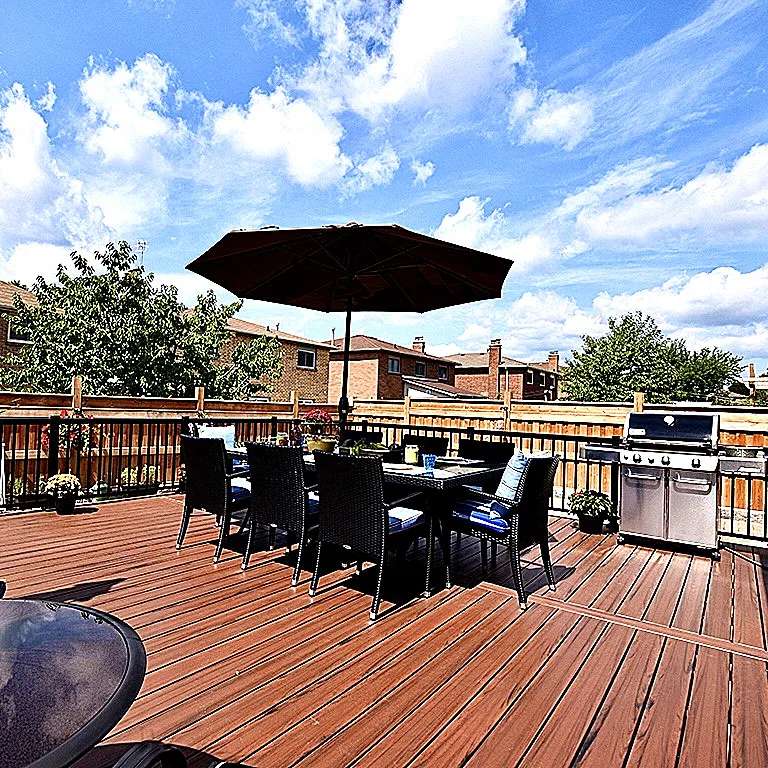 Boardwalk Solid Composite Decking Co-extruded Wpc Composite Decking Boards For Outdoor Floor Covering