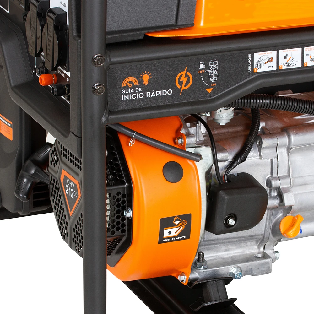 Mini Single 3 Phase Electric Generators Inverter Gasoline 3kw 5kw Portable Gasoline Generator